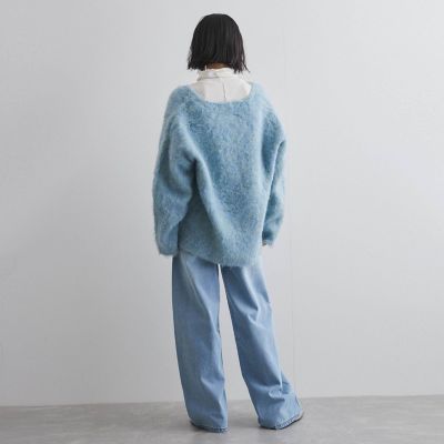 ブークレシャギーニットＶネックプルオーバー≪手洗い可能≫