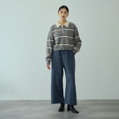 miumiu ボーダーポロニット MIXボーダーポロニットプルオーバー | VICKY（Women