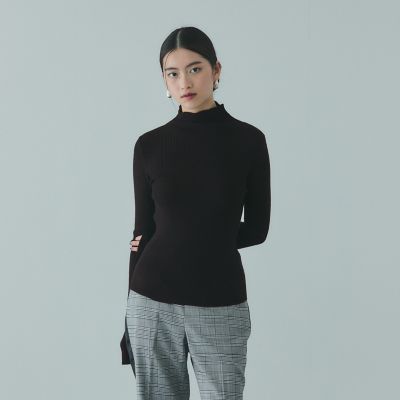 サムホールハイネックニットプルオーバー≪手洗い可能≫ | VICKY