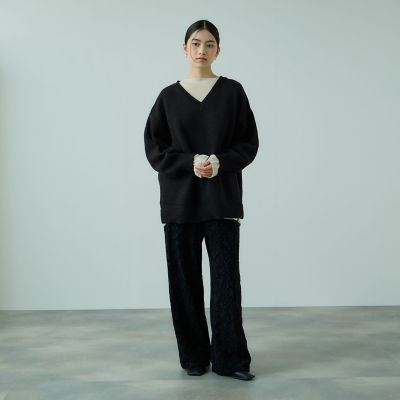 アルパカタッチVネックニットプルオーバー≪手洗い可能≫ | VICKY