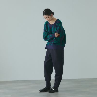 レオパードジャカードシャギーニットプルオーバー | VICKY（Women