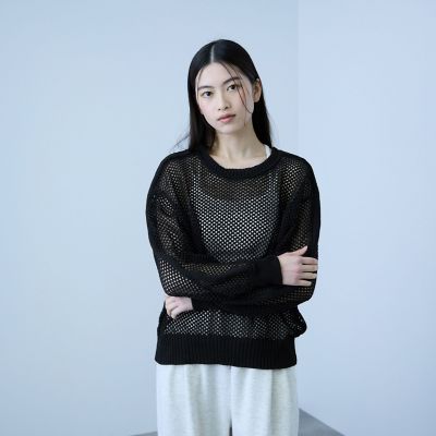 ＜VICKY（Women）＞クルーネックワイドプルオーバー