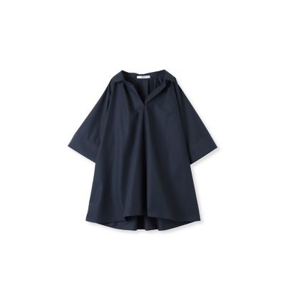【ＢＩＧシルエット】フロントタックシャツ≪洗濯機で洗える≫