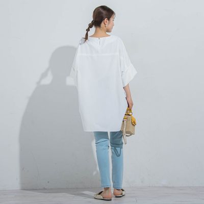【ＢＩＧシルエット】ドルマンブラウス≪手洗い可能≫