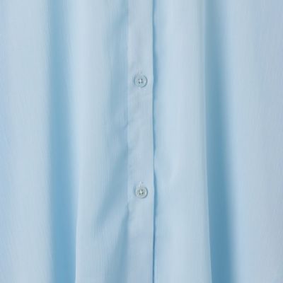 新色追加【透け感が魅力的】シアーシャツ≪洗濯機で洗える≫