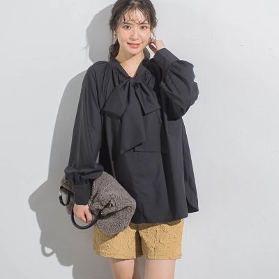 ビッグリボンブラウス≪洗濯機で洗える≫ | VICKY (Women)/ビッキー