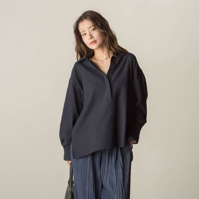 VICKY（Women）/ビッキー スキッパーシャツ≪手洗い可能≫