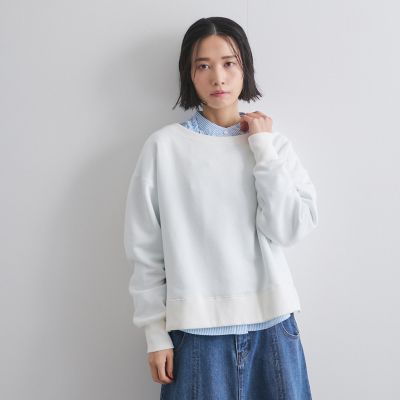 フリルバンドカラーストライプブラウス≪手洗い可能≫