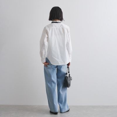 フリル衿ボウタイブラウス≪手洗い可能≫