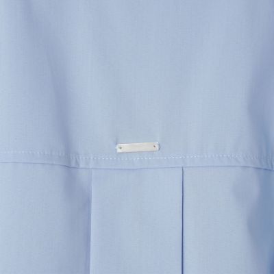 ノーカラーダブルカフスブラウス≪洗濯機で洗える≫