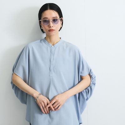 タンブラーブッチャーブラウス≪セットアップ対応／手洗い可能≫