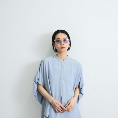 タンブラーブッチャーブラウス≪セットアップ対応／手洗い可能≫