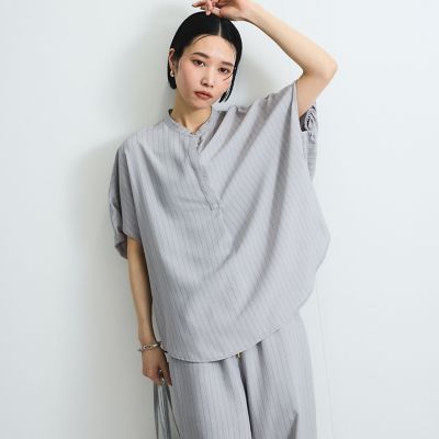 タンブラーブッチャーブラウス≪セットアップ対応／手洗い可能≫