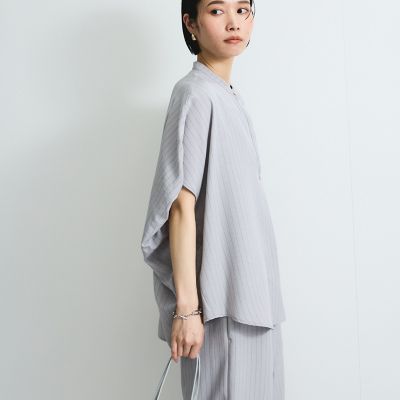 タンブラーブッチャーブラウス≪セットアップ対応／手洗い可能≫