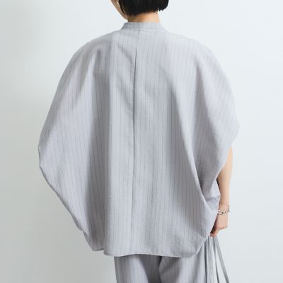 タンブラーブッチャーブラウス≪セットアップ対応／手洗い可能≫