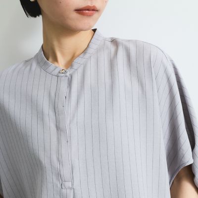 タンブラーブッチャーブラウス≪セットアップ対応／手洗い可能≫