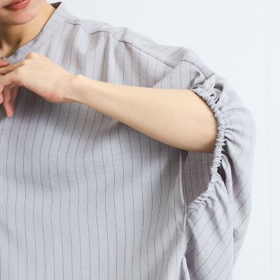 タンブラーブッチャーブラウス≪セットアップ対応／手洗い可能≫