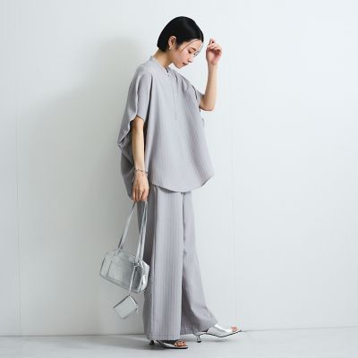 タンブラーブッチャーブラウス≪セットアップ対応／手洗い可能≫