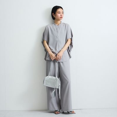 タンブラーブッチャーブラウス≪セットアップ対応／手洗い可能≫