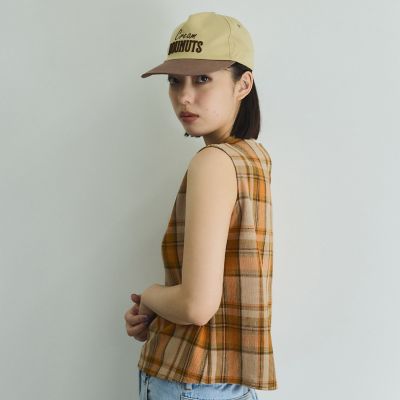 カラミチェックプルブラウス≪手洗い可能≫