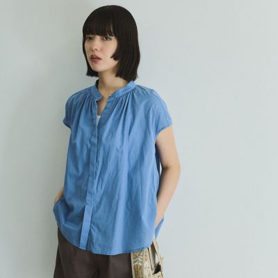 ＜VICKY（Women）＞ローンギャザータックブラウス≪洗濯機で洗える≫