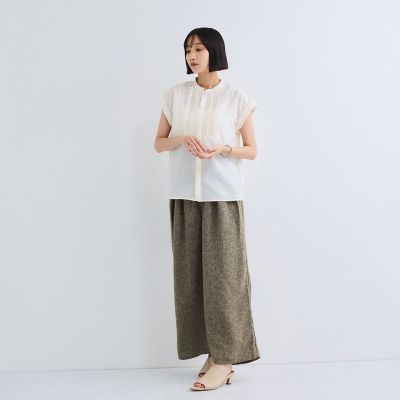 ハシゴレースフレンチスリーブブラウス≪手洗い可能≫ | VICKY (Women