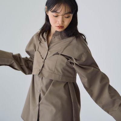 ライトダブルクロスペプラムブラウス | ANAYI/アナイ | 三越