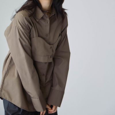 ブロードビスチェ付きブラウス≪手洗い可能≫ | VICKY (Women