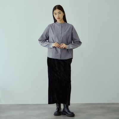 バックヨークラインバンドカラーブラウス≪手洗い可能≫ | VICKY