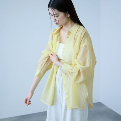 ＜VICKY（Women）＞リネンライクボイルシャツ