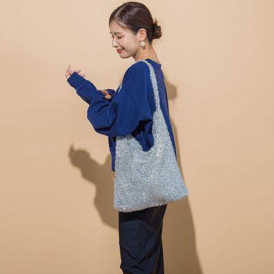 【ＫＯＲＥＡＮ　ＩＴＥＭ】キラキララメトートバッグ