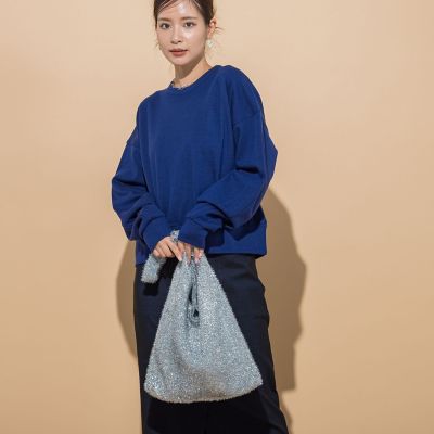 【ＫＯＲＥＡＮ　ＩＴＥＭ】キラキララメトートバッグ