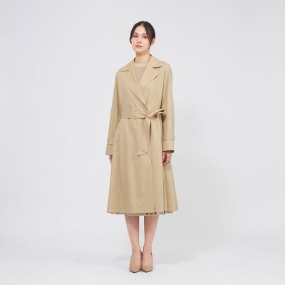 ライトタフタ ベルテッドコート | EPOCA (Women)/エポカ | 三越伊勢丹