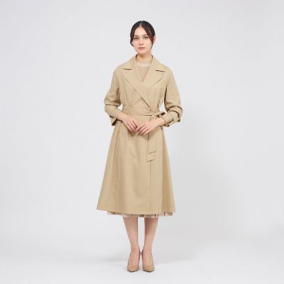 ライトタフタ ベルテッドコート | EPOCA (Women)/エポカ | 三越伊勢丹