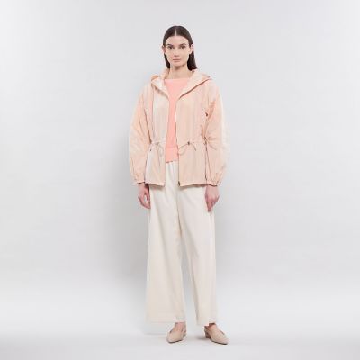 ライトメモリータフタ フーデッドジップブルゾン | EPOCA (Women