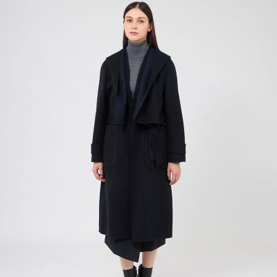 バイカラーウールリバー マルチウェイロングコート | EPOCA (Women