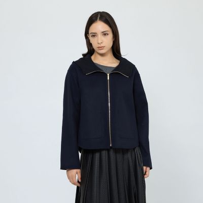 ウールリバーシブルフーディー ショートコート | EPOCA (Women)/エポカ