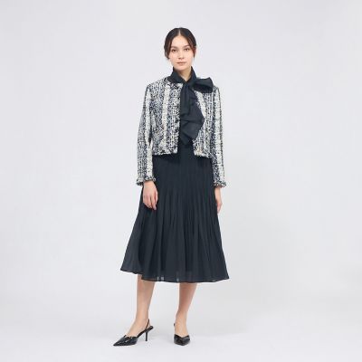 ミックスファンシーツィード ノーカラージャケット | EPOCA (Women