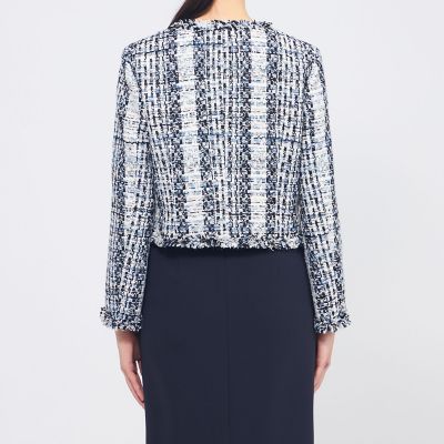 ミックスファンシーツィード ノーカラージャケット | EPOCA (Women