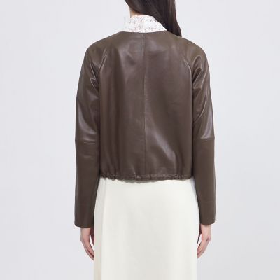 ソフトシープレザー ノーカラージャケット | EPOCA (Women)/エポカ