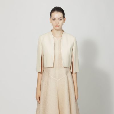 ＜EPOCA (Women)＞トリアセダブルクロス　ショートジャケット