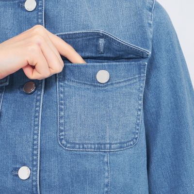 EPOCAエポカ デニム　ジャケット ストレッチデニム ノーカラージャケット | EPOCA (Women)/エポカ