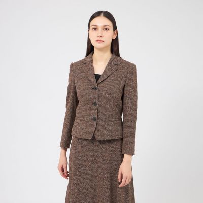 ストレッチマルチツイード テーラードジャケット | EPOCA (Women