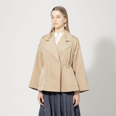 ＜EPOCA (Women)＞グログランタフタ　ショートコート