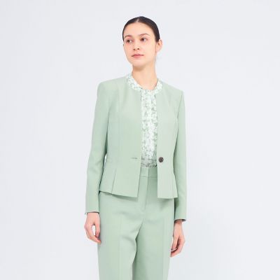 ＜EPOCA (Women)＞ドライコンフォートツイル　ノーカラージャケット