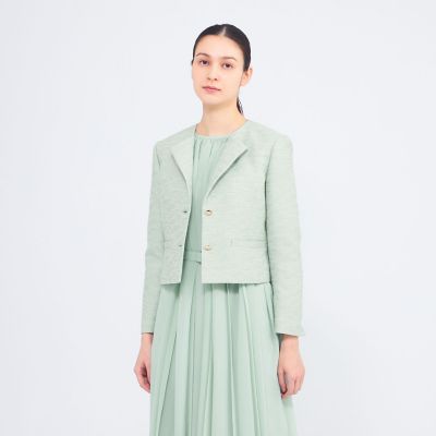 ＜EPOCA (Women)＞メタルギアツイード　トライアングルカラージャケット