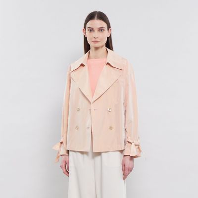 ＜EPOCA (Women)＞ライトメモリータフタ　ショートトレンチコート