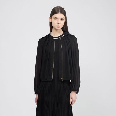 ＜EPOCA (Women)＞カラミメッシュ　シアーライトブルゾン