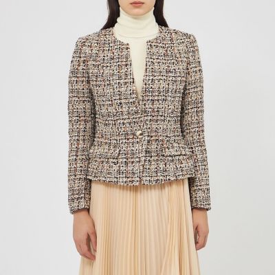 ファンシーツィード ノーカラージャケット | EPOCA (Women)/エポカ