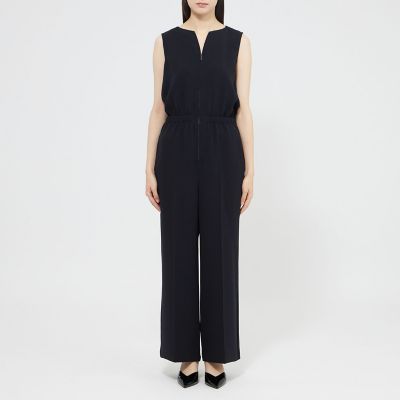 トリアセテートダブルクロス Vネックオールインワン | EPOCA (Women